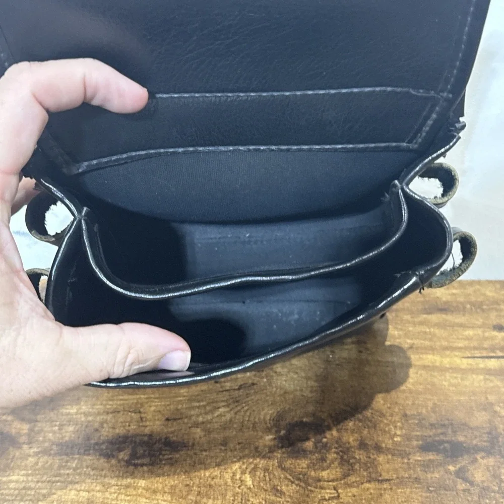 Faux LEATHER SHOTGUN SHELL SHOTGUN SHELL POUCH Sporting Clays BLACK DELUXE